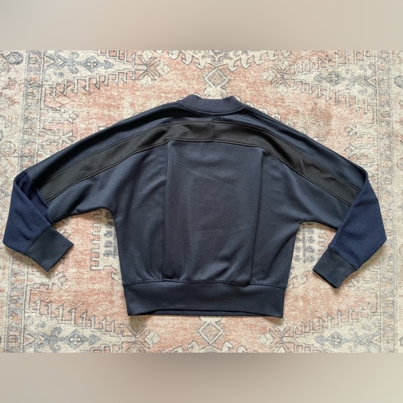 G-Star Navy Blue RAW Classic Athleisure Active Pullover Sweatshirt Women’s Small - Picture 3 of 5